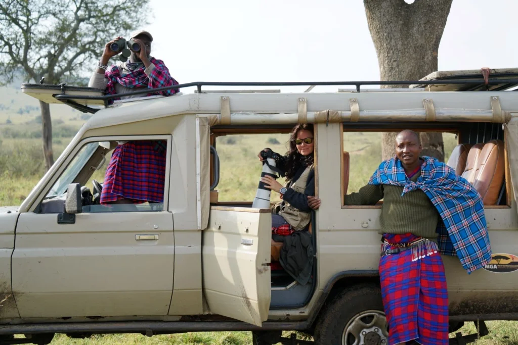 Kati while on safari